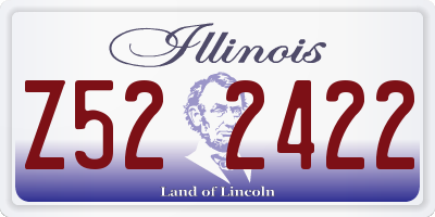 IL license plate Z522422