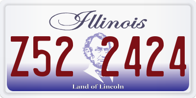 IL license plate Z522424