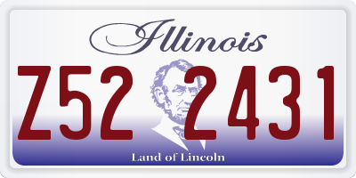 IL license plate Z522431