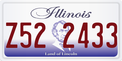 IL license plate Z522433