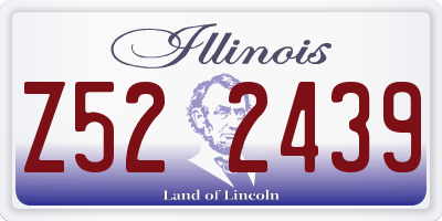 IL license plate Z522439