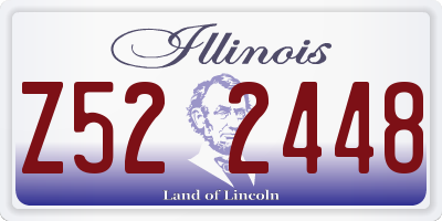 IL license plate Z522448