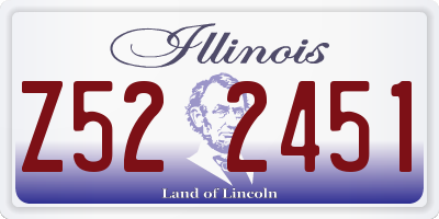 IL license plate Z522451