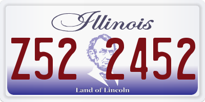 IL license plate Z522452