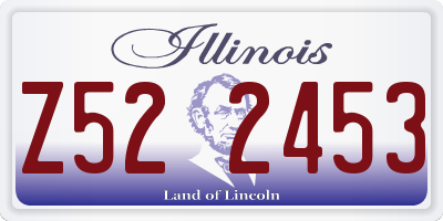 IL license plate Z522453