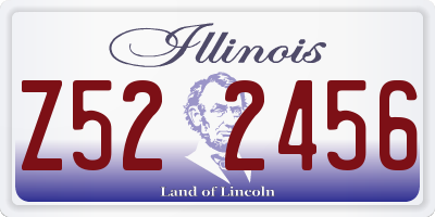 IL license plate Z522456