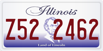 IL license plate Z522462
