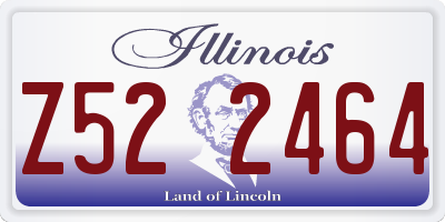 IL license plate Z522464