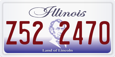 IL license plate Z522470