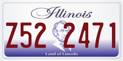 IL license plate Z522471