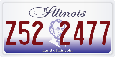 IL license plate Z522477