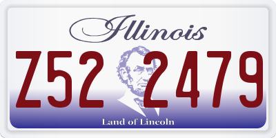 IL license plate Z522479