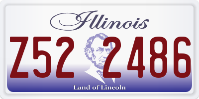 IL license plate Z522486