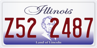 IL license plate Z522487