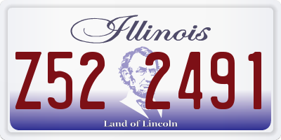 IL license plate Z522491