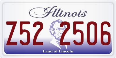 IL license plate Z522506