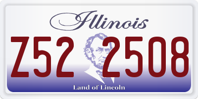 IL license plate Z522508