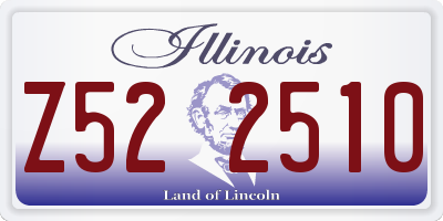 IL license plate Z522510