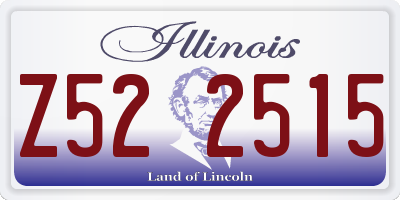 IL license plate Z522515