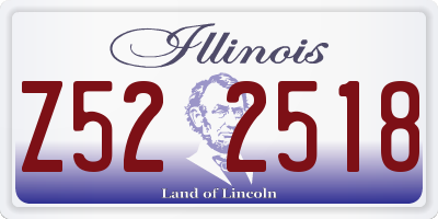 IL license plate Z522518