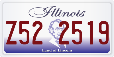 IL license plate Z522519