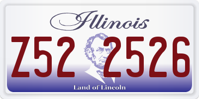 IL license plate Z522526