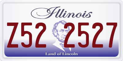 IL license plate Z522527