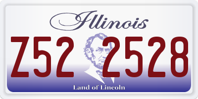 IL license plate Z522528