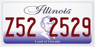 IL license plate Z522529