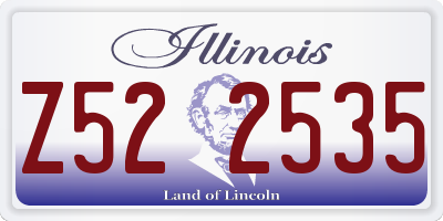 IL license plate Z522535