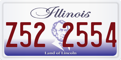 IL license plate Z522554