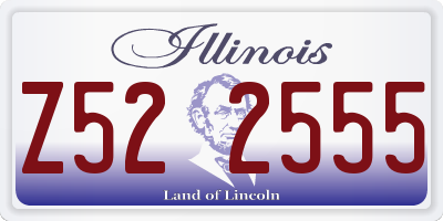 IL license plate Z522555