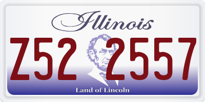 IL license plate Z522557