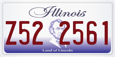 IL license plate Z522561
