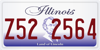 IL license plate Z522564