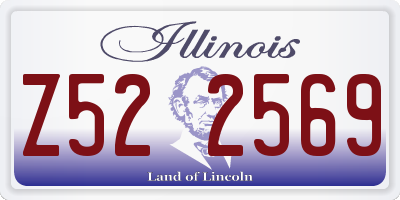 IL license plate Z522569