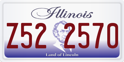 IL license plate Z522570