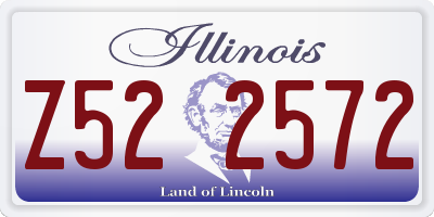 IL license plate Z522572