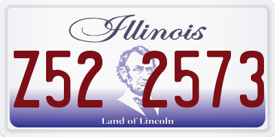 IL license plate Z522573
