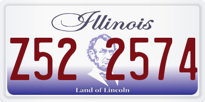 IL license plate Z522574