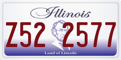 IL license plate Z522577