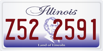 IL license plate Z522591