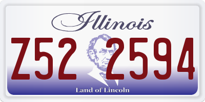 IL license plate Z522594