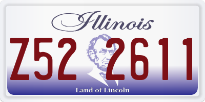 IL license plate Z522611