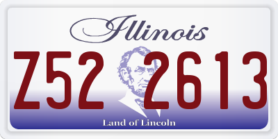 IL license plate Z522613