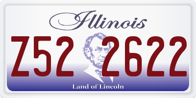 IL license plate Z522622