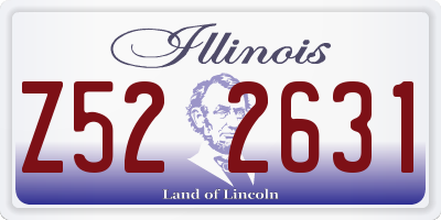 IL license plate Z522631