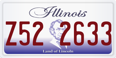 IL license plate Z522633