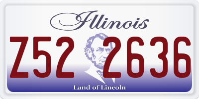 IL license plate Z522636