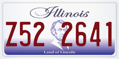 IL license plate Z522641